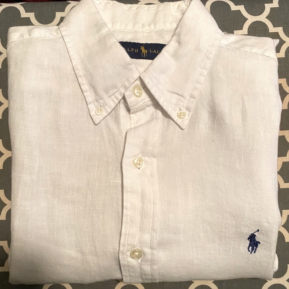 Ralph Lauren Short-Sleeve Casual Button Down